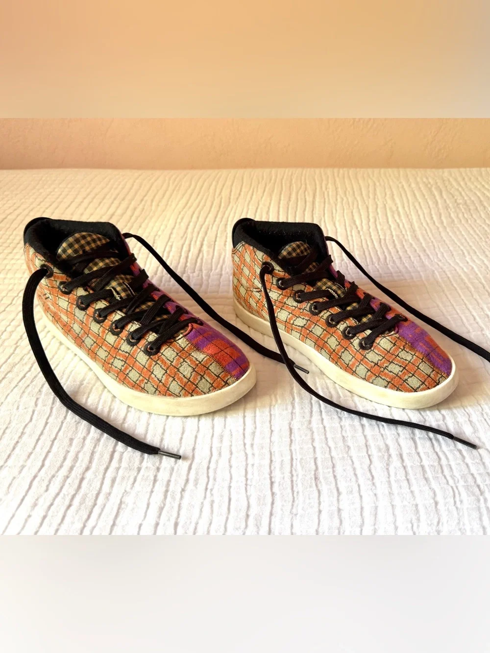 AllBirds Piper Mids in Tartan Plaid mens’s 9 - Picture 3 of 8